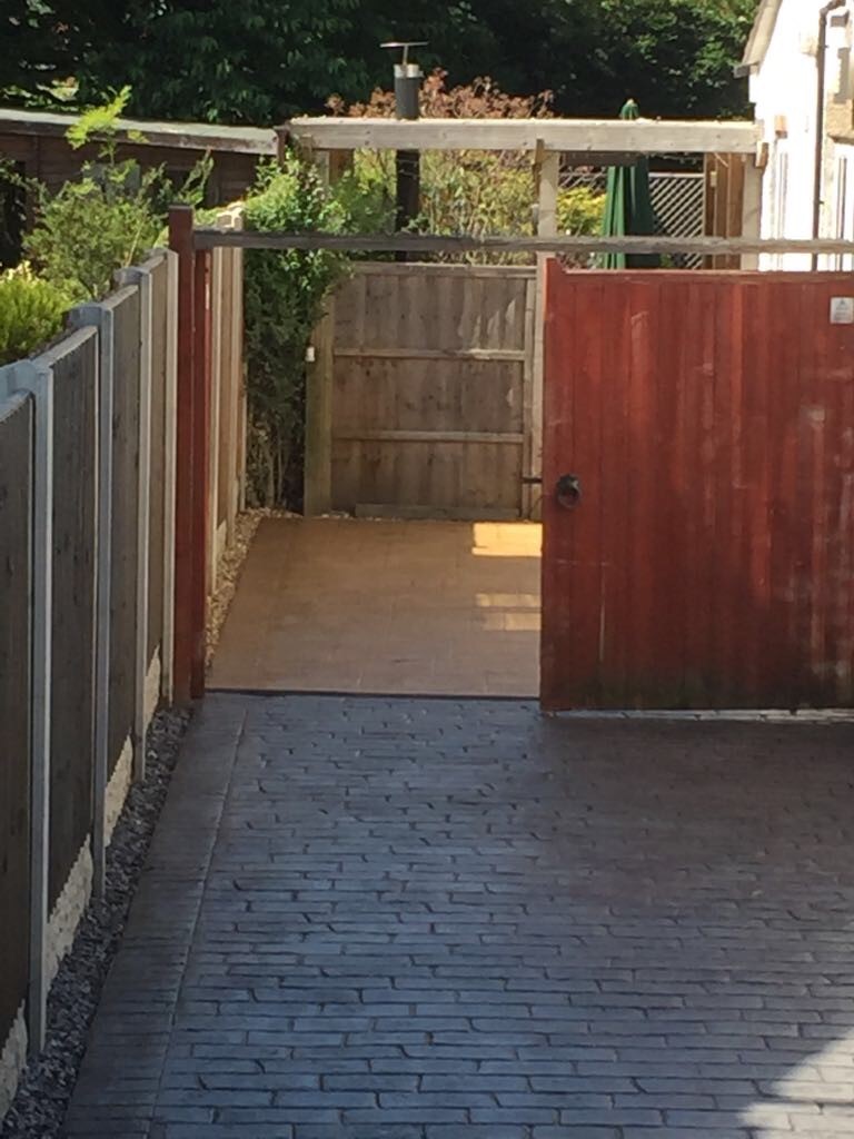 Pattern imprinted concrete- Wirral..