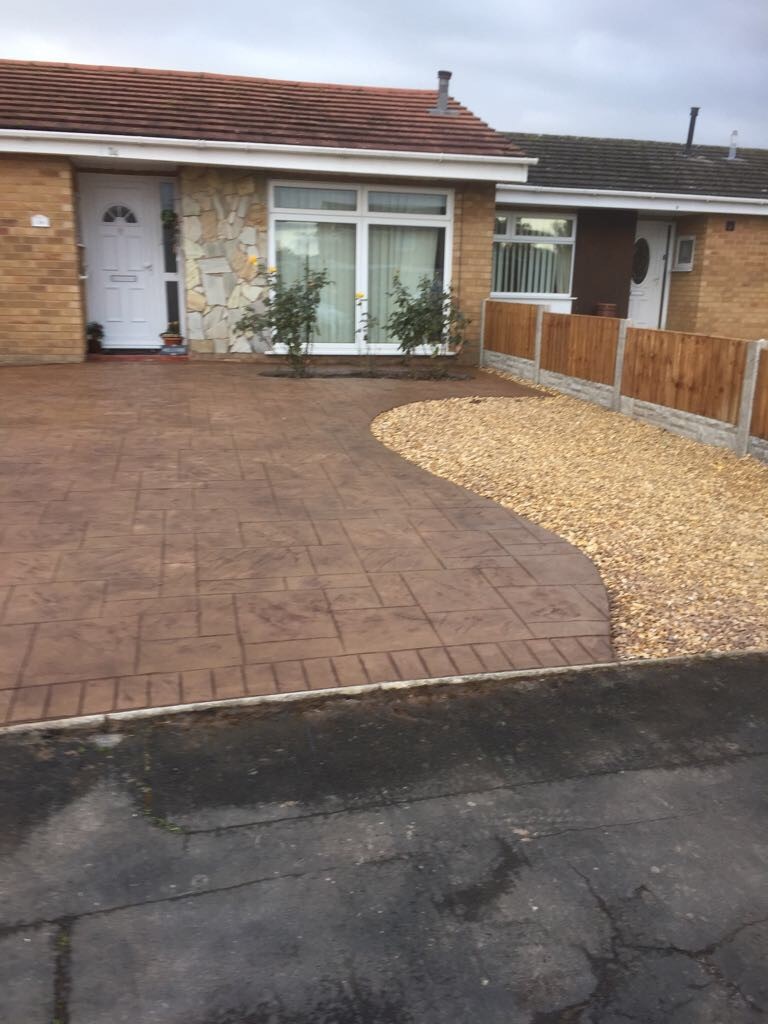 Pattern imprinted driveway- Spital,