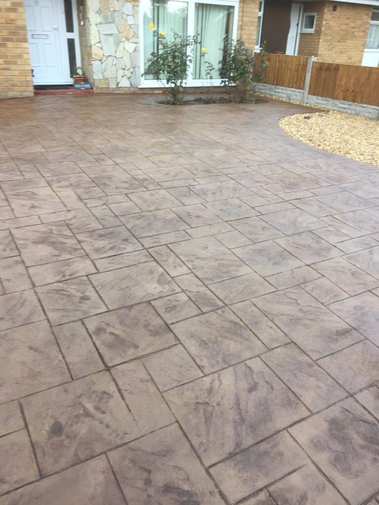 Pattern imprinted driveway- Spital;