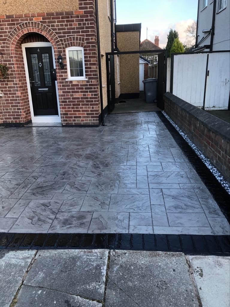 light silver driveway,,